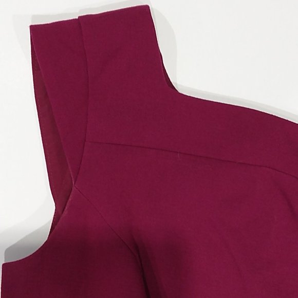 The Limited Midi Dress in Rich Burgundy - Picture 4 of 9